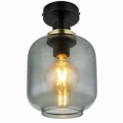 Plafonnier Globo OTHMAR Bronze, Noir, 1 lumière