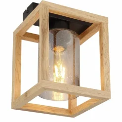 Plafonnier Globo PETTEY Noir, 1 lumière