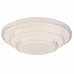 Plafonnier Globo RITA LED Blanc, 1 lumière, Télécommandes