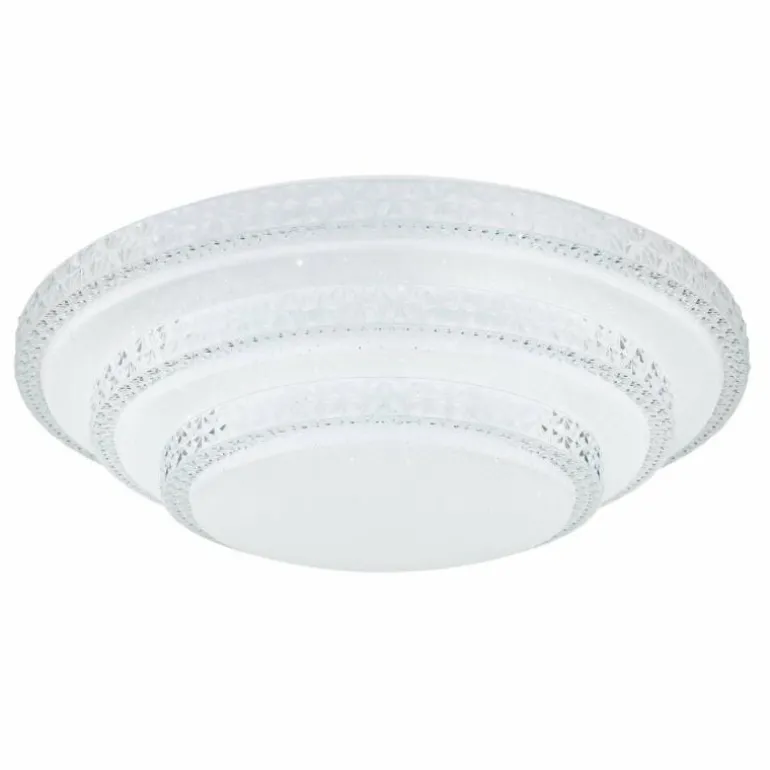 Plafonnier Globo RITA LED Blanc, 1 lumière, Télécommandes