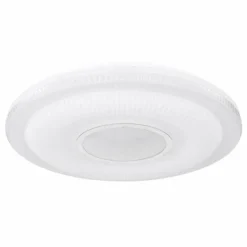 Plafonnier Globo RITA LED Blanc, 1 lumière, Télécommandes