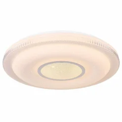 Plafonnier Globo RITA LED Blanc, 1 lumière, Télécommandes