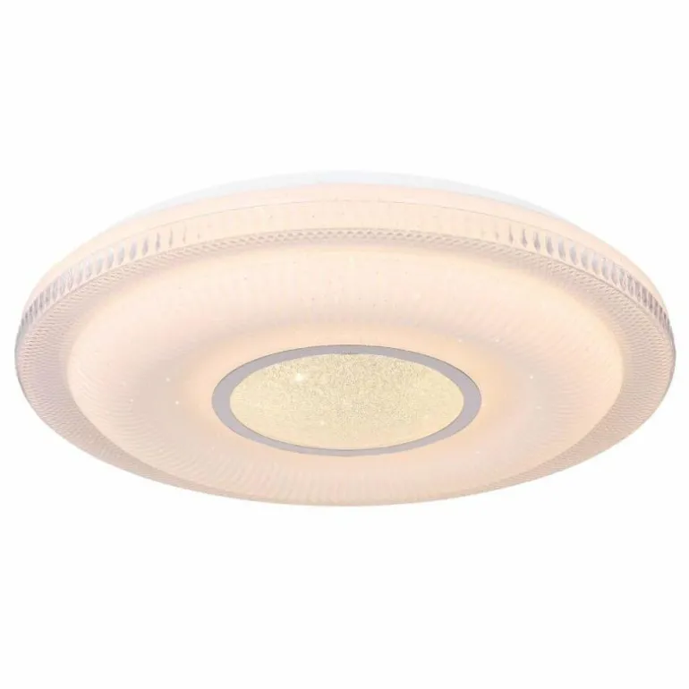 Plafonnier Globo RITA LED Blanc, 1 lumière, Télécommandes