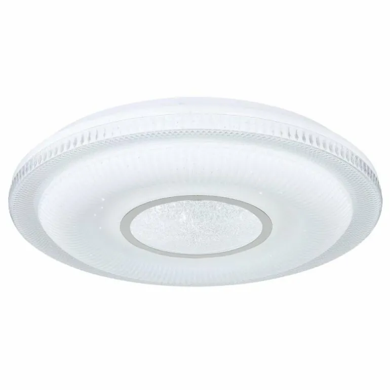 Plafonnier Globo RITA LED Blanc, 1 lumière, Télécommandes