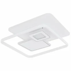 Plafonnier Globo RODERICK LED Blanc, 1 lumière, Télécommandes