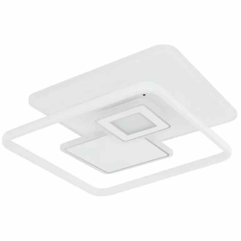 Plafonnier Globo RODERICK LED Blanc, 1 lumière, Télécommandes