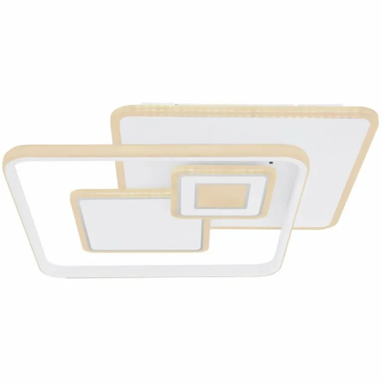 Plafonnier Globo RODERICK LED Blanc, 1 lumière, Télécommandes