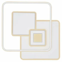 Plafonnier Globo RODERICK LED Blanc, 1 lumière, Télécommandes