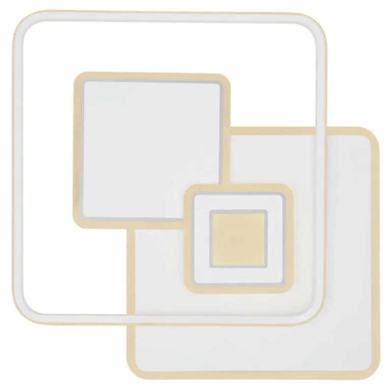 Plafonnier Globo RODERICK LED Blanc, 1 lumière, Télécommandes