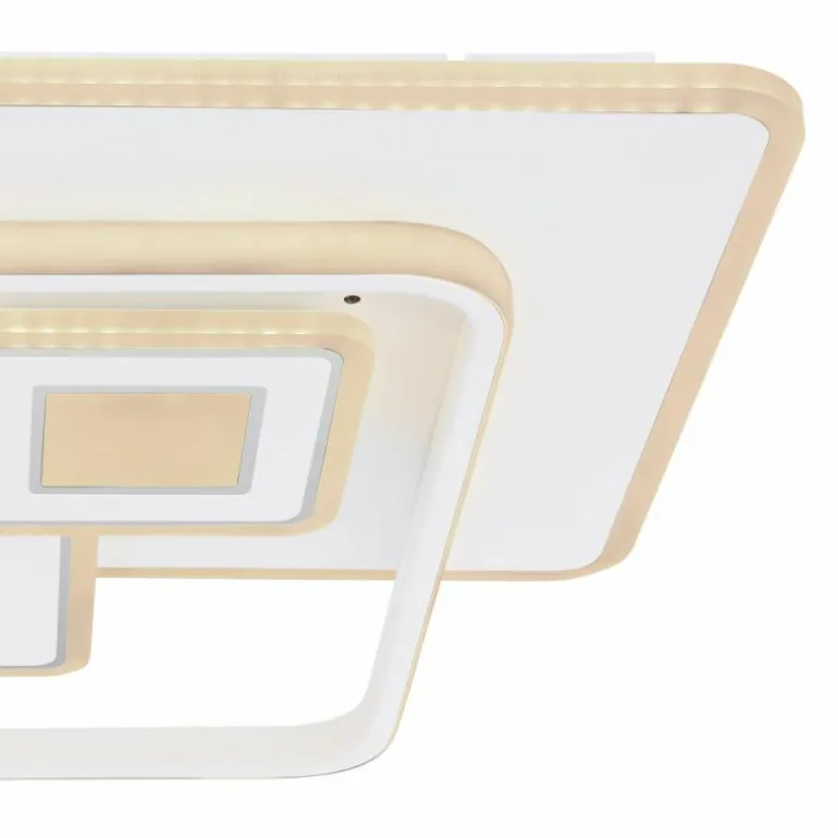 Plafonnier Globo RODERICK LED Blanc, 1 lumière, Télécommandes