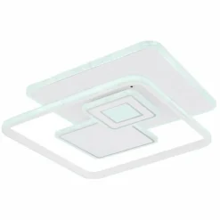 Plafonnier Globo RODERICK LED Blanc, 1 lumière, Télécommandes