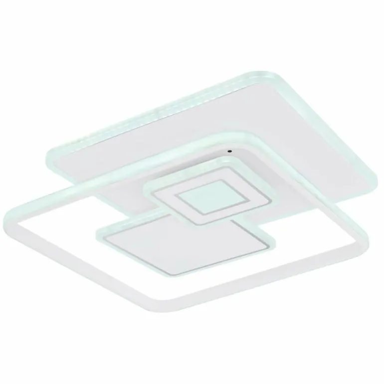 Plafonnier Globo RODERICK LED Blanc, 1 lumière, Télécommandes