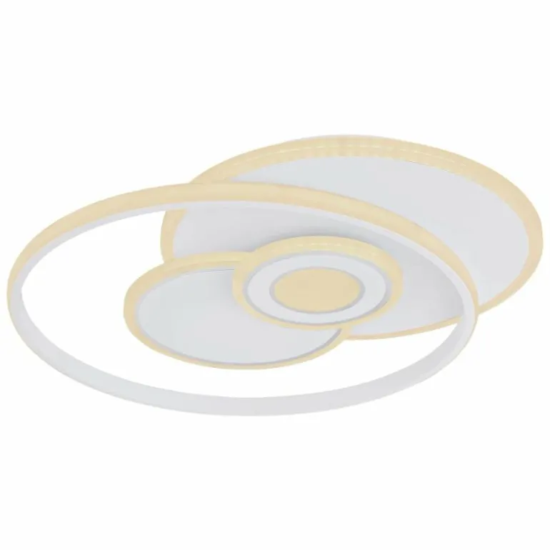 Plafonnier Globo RODERICK LED Blanc, 1 lumière, Télécommandes