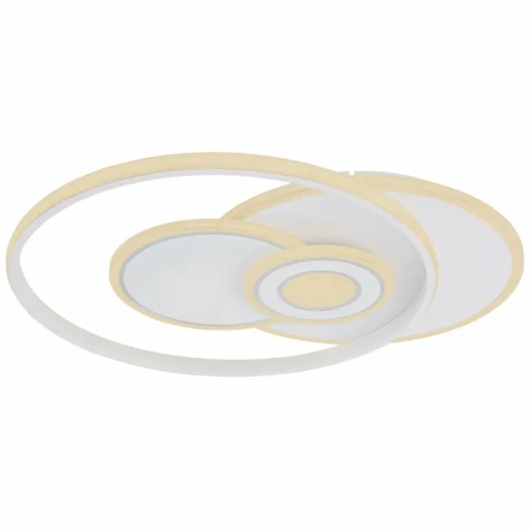 Plafonnier Globo RODERICK LED Blanc, 1 lumière, Télécommandes