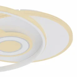 Plafonnier Globo RODERICK LED Blanc, 1 lumière, Télécommandes