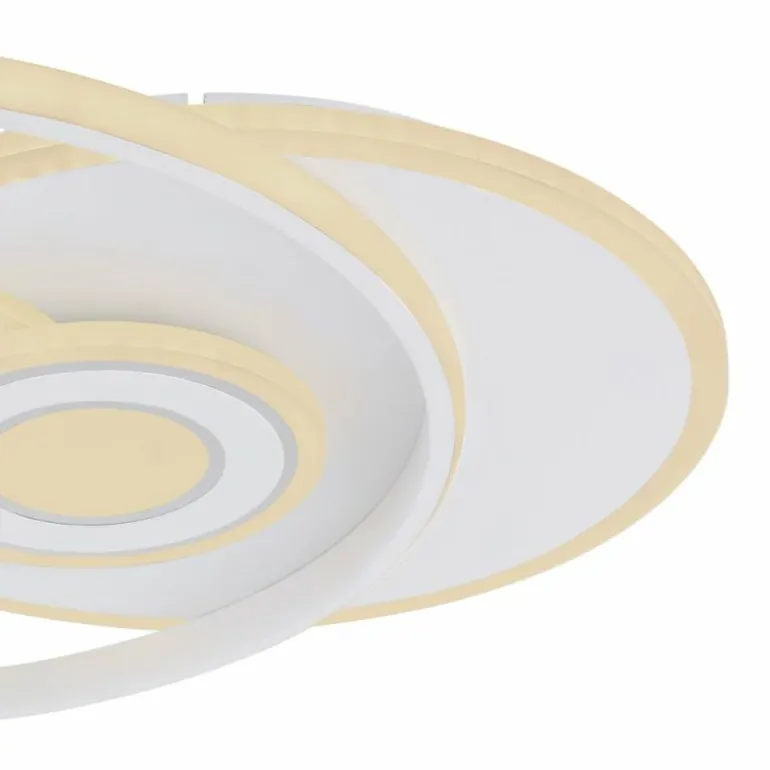 Plafonnier Globo RODERICK LED Blanc, 1 lumière, Télécommandes