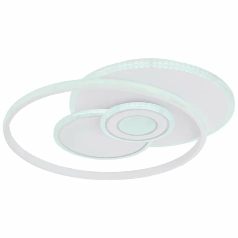 Plafonnier Globo RODERICK LED Blanc, 1 lumière, Télécommandes