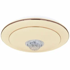 Plafonnier Globo SANTINA LED Blanc, 1 lumière, Télécommandes