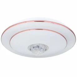 Plafonnier Globo SANTINA LED Blanc, 1 lumière, Télécommandes