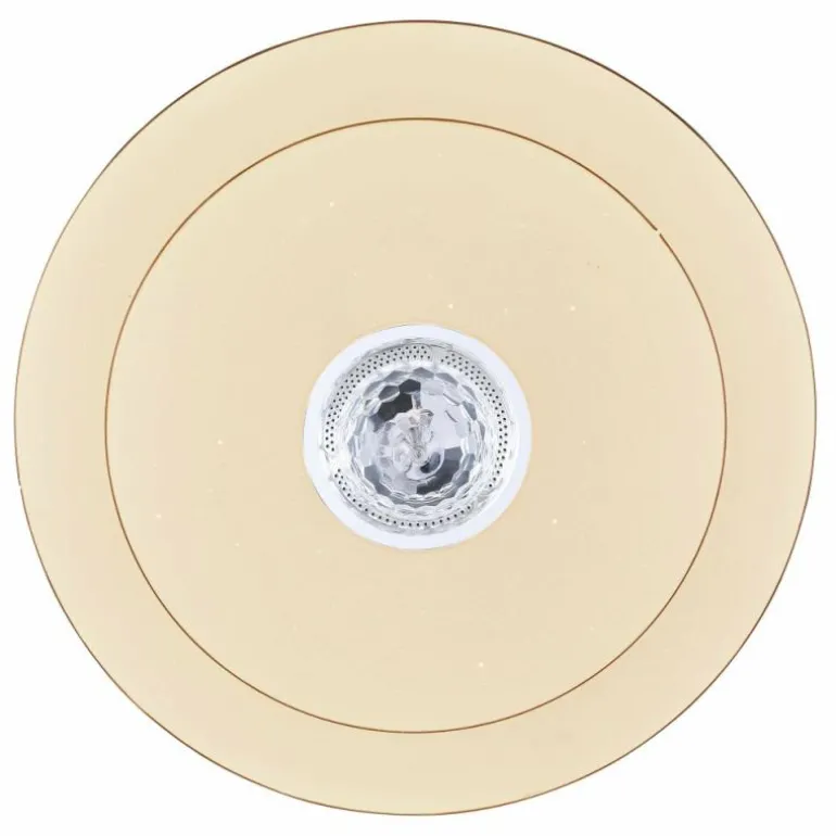 Plafonnier Globo SANTINA LED Blanc, 1 lumière, Télécommandes