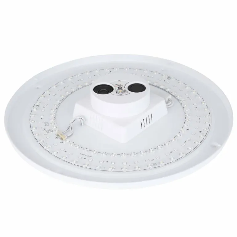 Plafonnier Globo SANTINA LED Blanc, 1 lumière, Télécommandes