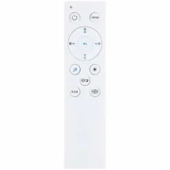 Plafonnier Globo SANTINA LED Blanc, 1 lumière, Télécommandes
