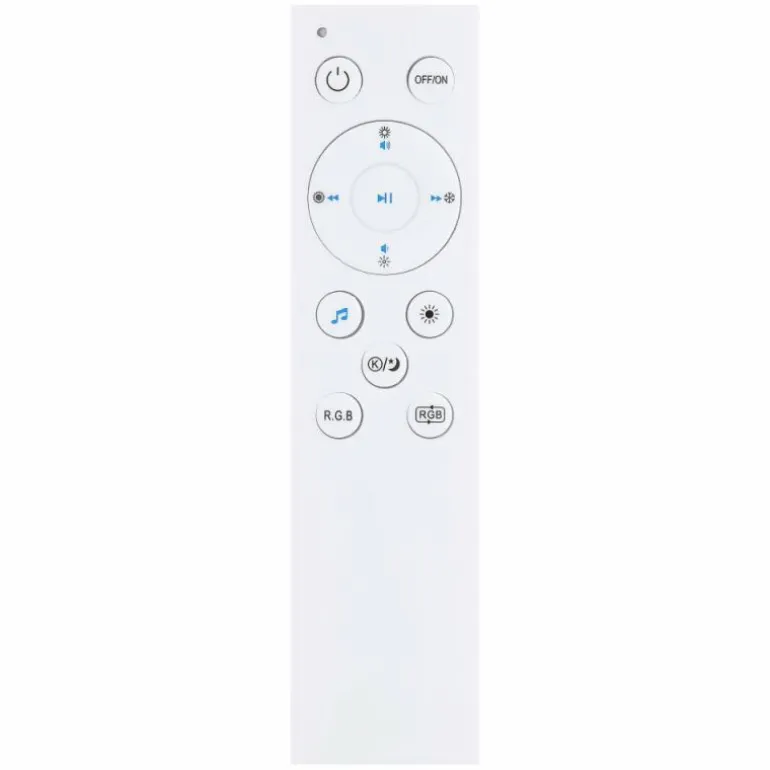 Plafonnier Globo SANTINA LED Blanc, 1 lumière, Télécommandes