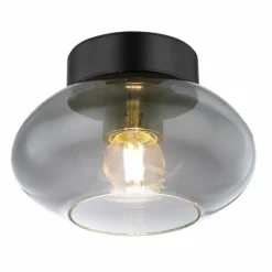 Plafonnier Globo SHAUN Noir, 1 lumière