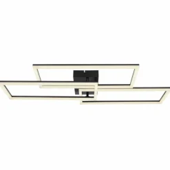 Plafonnier Globo TINY LED Noir, 1 lumière, Télécommandes