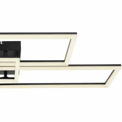 Plafonnier Globo TINY LED Noir, 1 lumière, Télécommandes