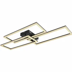 Plafonnier Globo TINY LED Noir, 1 lumière, Télécommandes