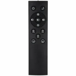 Plafonnier Globo TINY LED Noir, 1 lumière, Télécommandes