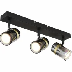 Plafonnier Globo TRABBY Noir, 3 lumières