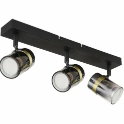 Plafonnier Globo TRABBY Noir, 3 lumières