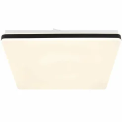 Plafonnier Globo ULLY LED Noir, 1 lumière, Télécommandes