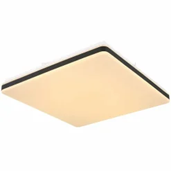 Plafonnier Globo ULLY LED Noir, 1 lumière, Télécommandes