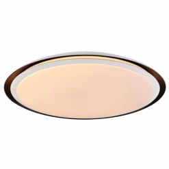 Plafonnier Globo XAVER LED Noir, Blanc, 2 lumières, Télécommandes, Changeur de couleurs