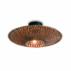 Plafonnier Good & Mojo BALI Noir, 1 lumière