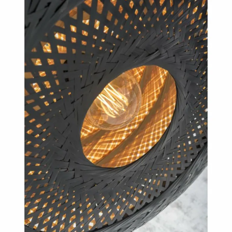 Plafonnier Good & Mojo PALAWAN Noir, 1 lumière