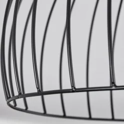 Plafonnier Gourel Noir, 1 lumière