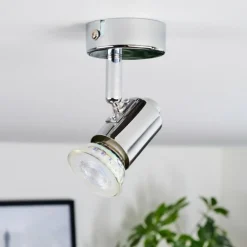 Plafonnier Grafberg Chrome, 1 lumière