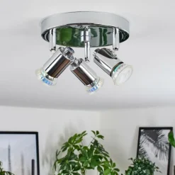 Plafonnier Grafberg Chrome, 3 lumières