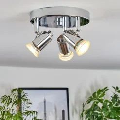 Plafonnier Grafberg Chrome, 3 lumières