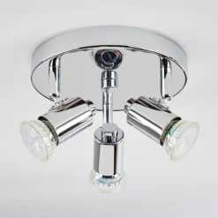 Plafonnier Grafberg Chrome, 3 lumières