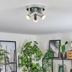 Plafonnier Grafberg Chrome, 3 lumières