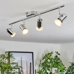 Plafonnier Grafberg Chrome, 4 lumières