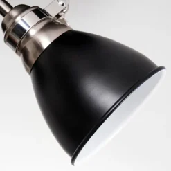 Plafonnier Gralingen Nickel mat, Noir, 3 lumières