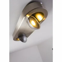 Plafonnier Granada LED Nickel mat, 2 lumières