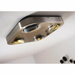 Plafonnier Granada LED Nickel mat, 4 lumières