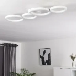 Plafonnier Grasse LED Blanc, 1 lumière